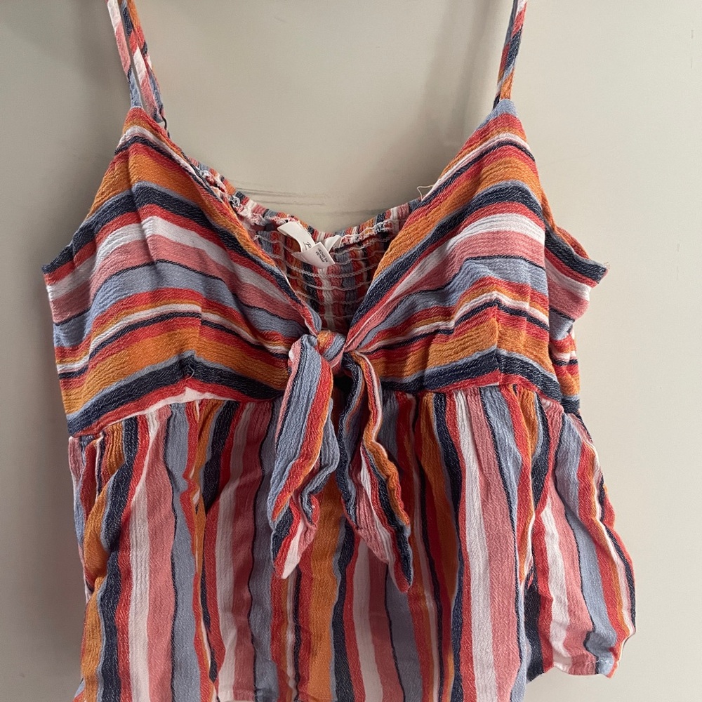 Striped Multicolor Women's Boho Top